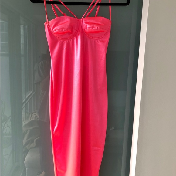 Neon Pink Dress - Picture 1 of 4